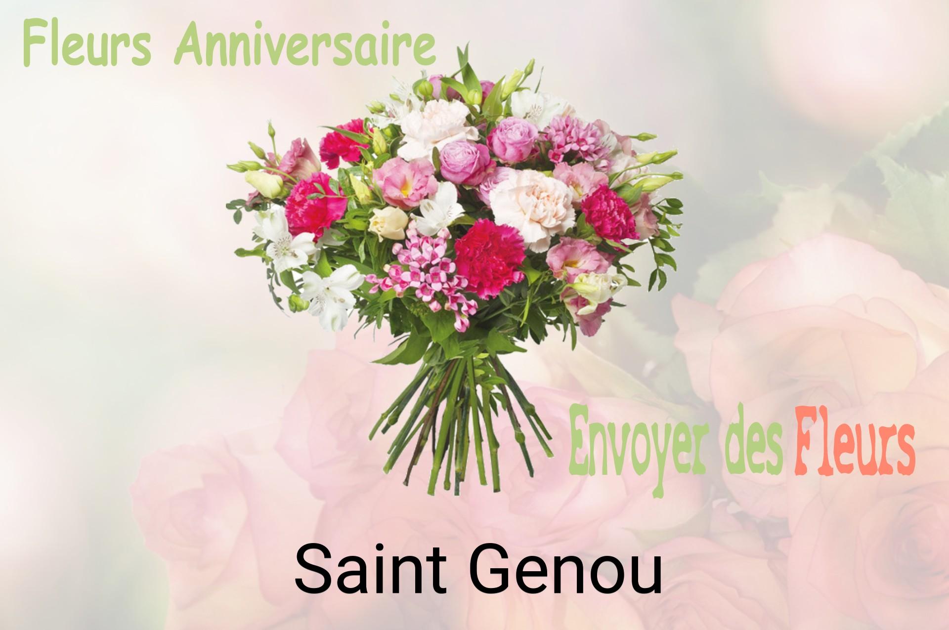Bouquet de fleurs d’anniversaire livré à Saint-Genou